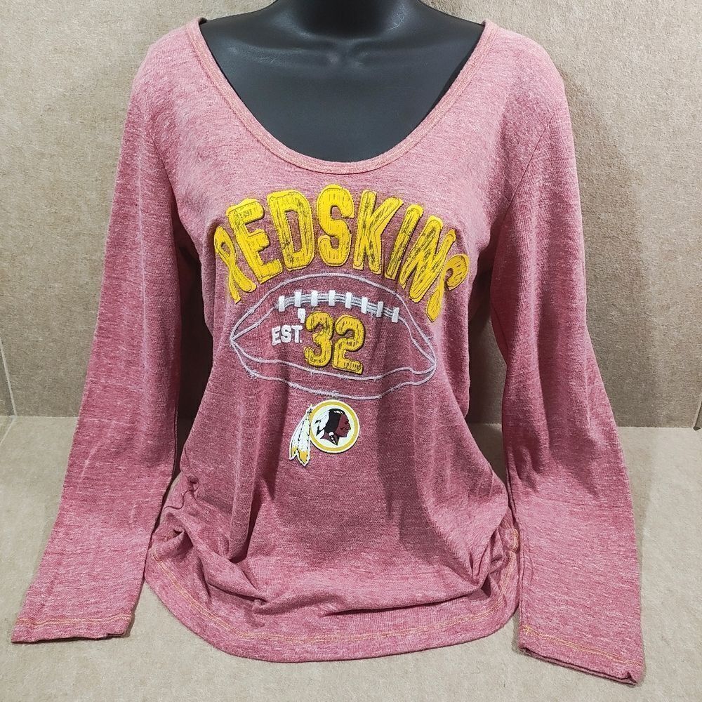 New NFL Washington Redskins Long Sleeve T-Shirt Womens #4